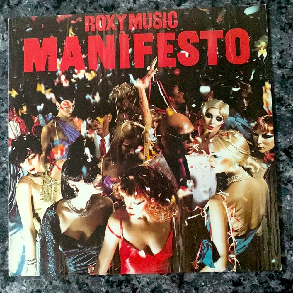 LP vintage Roxy Music “Manifesto”